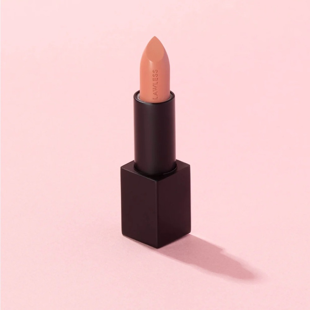 LAWLESS Satin Luxe Cream Lipstick in Fawn